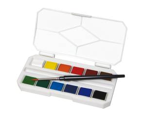 Acquerelli On the Go con pennello e tavolozza - 26491