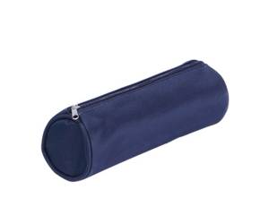 Astuccio Tombolino Basic con cerniera 22x8 diametro 8 cm blu - 26292