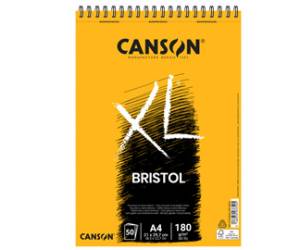 Blocco spiralato lato corto XL Bristol A4,180 gr 50 fogli - 26455