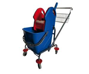 Carrello per pulizie Grouse26,25 lt 41 x 58 x 93 cm blu rosso - 26264