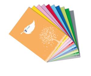 Coprimaxi Green con tasche 21 x 30 cm carta 120 gr azzurro - 26513