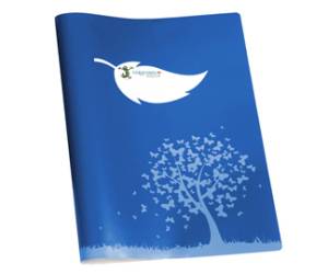 Coprimaxi Green con tasche 21 x 30 cm carta 120 gr blu - 26523