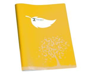 Coprimaxi Green con tasche 21 x 30 cm carta 120 gr giallo - 26499