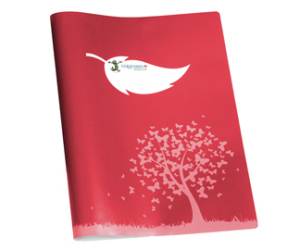 Coprimaxi Green con tasche 21 x 30 cm carta 120 gr rosso - 26515