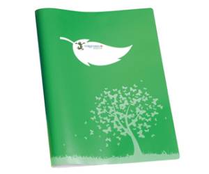 Coprimaxi Green con tasche 21 x 30 cm carta 120 gr verde - 26522