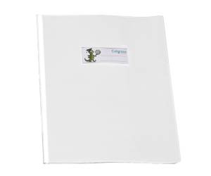 Coprimaxi GreenLine con alette PVC 220 mic 21 x 30 cm lucido coprente bianco - 26516