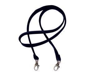 Cordoncino Pass M raso lunghezza 85 cm nero - 26886