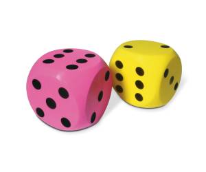 Dado gigante in spugna 15 x 15 x 15 cm - 26448