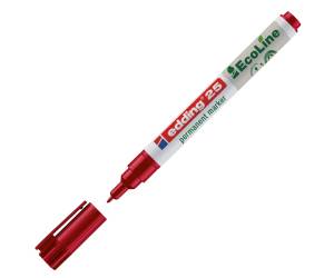 Marcatore permanente 25 Ecoline punta tonda 1 mm rosso - 26676