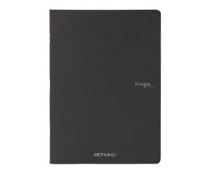 Maxiquaderno Ecoqua Original PM A4,90 gr 5 mm 40 fogli nero - 26394