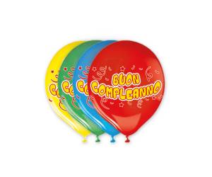 Palloncini in lattice diametro 30 cm Buon Compleanno Big Party 72222 - 26590