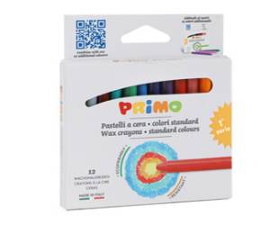 Pastelli a cera diametro 9 mm x 85 mm Primo 0501PC12E - 26498