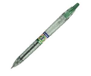 Penna a sfera scatto B2P Ecoball BeGreen punta 1 mm verde - 26762