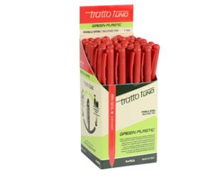 Penna sfera Uno Green punta media 1 mm rosso - 26802