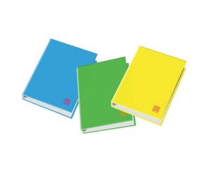 Raccoglitore One Color A4,4 anelli tondi 30 mm colori assortiti fluo - 26475