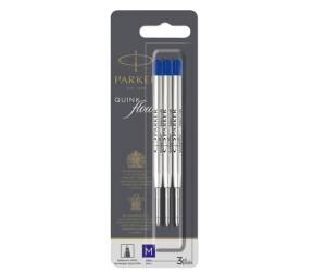 Refill sfera QuinkFlow punta media metallo blu blister 3 pezzi - 26741