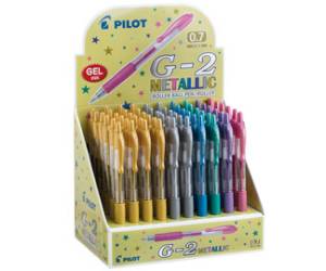 Roller gel scatto G 2,0,7 mm colori assortiti metallic Display 60 pezzi - 26753