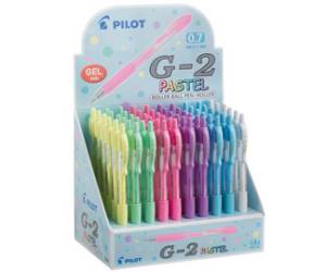 Roller gel scatto G 2,0,7 mm colori assortiti pastel Display 60 pezzi - 26754