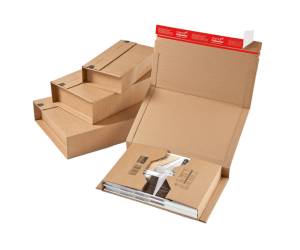 Scatola postale CP 020 fustellata 380 x 290 x 80 mm Colompac - CP020,17,26845