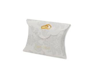 Scatolina portaconfetti sposi carta 10 x 8 x 3 cm - 26567