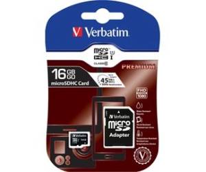 Micro SDHC Classe 10 fino a 45mb sec 16GB - 16416