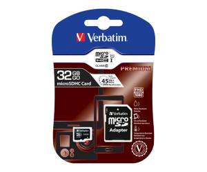 Micro SDHC Classe 10 fino a 45mb/sec - 32 Gb - Verbatim - 44083 - 23942440833 - DMwebShop