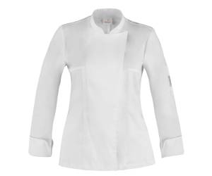 Giacca da Chef Celine - da donna - taglia L - bianco - Giblor's - Q8G00188-C01-L - 8011513100172 - DMwebShop