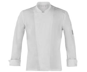 Giacca cuoco Augustin da uomo manica lunga taglia M bianco - 3459