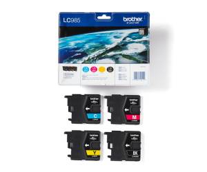 Cartuccia BROTHER Inkjet C M G N LC980VP LC 985VALBP Originale - 1090