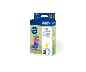 Cartuccia BROTHER Inkjet Giallo LC221Y Originale - 1989