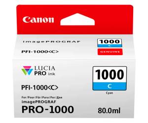 Cartuccia CANON Inkjet Ciano PFI 1000,0547C001 Originale - 2262