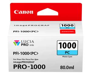Cartuccia CANON Inkjet Ciano fotografico PFI 1000,0550C001 Originale - 3222
