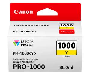 Cartuccia CANON Inkjet Giallo PFI 1000,0549C001 Originale - 3047