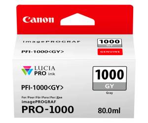 Cartuccia CANON Inkjet Grigio PFI 1000,0552C001 Originale - 2251