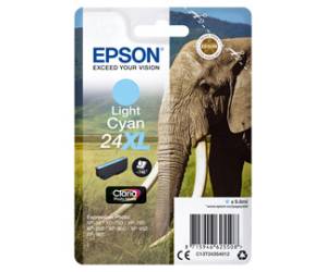 Cartuccia EPSON Inkjet Ciano chiaro 24XL Originale - 1872
