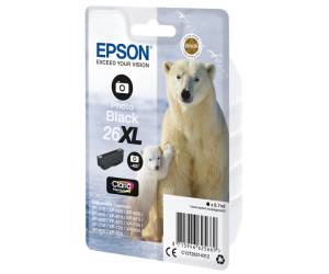Cartuccia EPSON Inkjet Nero Photo 26XL Originale - 4738