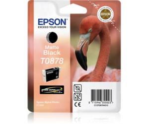 Cartuccia EPSON Inkjet Nero opaco T0878 Originale - 7514