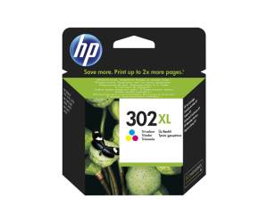 Cartuccia HP Inkjet Tricromia 302XL Originale - 7524