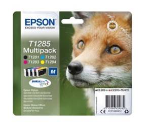 Cartuccia Multipack EPSON Inkjet C M G N T1285 C M G 3,5 ml cad K 5,9 ml C13T12854012 Originale - 616