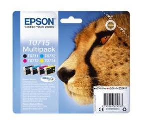 Cartuccia Multipack EPSON Inkjet T0715 confezione 4 cartucce Originale - 628