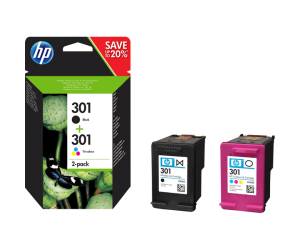 Multipack Cartucce HP Inkjet 301 confezione 2 cartucce Originale - 2027