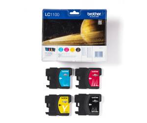 Cartuccia BROTHER Inkjet C M G N LC1100VALBP Originale - 7893