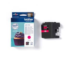 Cartuccia BROTHER Inkjet Magenta LC123M LC 123M Originale - 7881