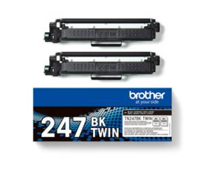 Bundle di 2 Toner - nero - 3000 pagine - Brother - TN247BKTWIN - 4977766812726 - DMwebShop