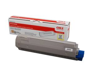 Toner - giallo - C-810 C-830 - 8000 pagine - Oki - 44059105 - 5031713043515 - DMwebShop