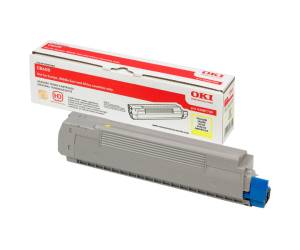 Toner - giallo - C8600 - 6000 pagine - Oki - 43487709 - 5031713037712 - DMwebShop