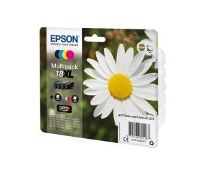 Cartuccia Multipack EPSON Inkjet 18XL confezione 4 cartucce Originale - 19180