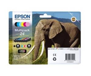 Cartuccia Multipack EPSON Inkjet 24 confezione 6 cartucce Originale - 17699