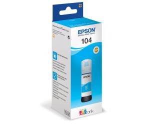 Flacone EPSON inchiostro Ciano 104 Originale - 19216