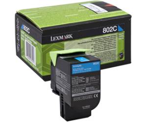 Toner - ciano - Return program - 1000 pagine - Lexmark - 80C20C0 - 734646475556 - DMwebShop